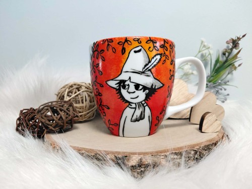 Wyjątkowy, ręcznie malowany kubek Włóczykij