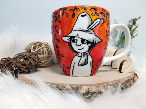 Wyjątkowy, ręcznie malowany kubek Włóczykij