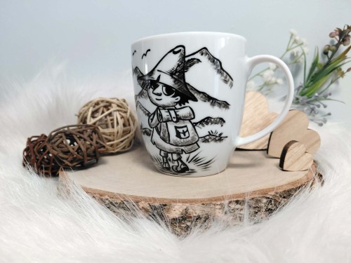 Wyjątkowy, ręcznie malowany kubek Włóczykij