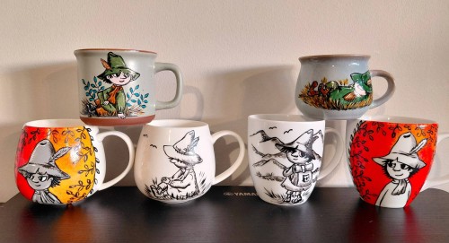 Wyjątkowy, ręcznie malowany kubek Włóczykij- całą seria