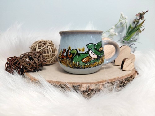 Kubek ręcznie malowany Włóczykuj