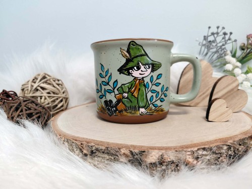 Wyjątkowy, ręcznie malowany kubek Włóczykij