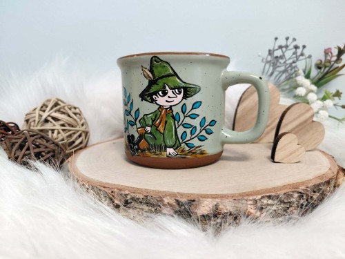 Wyjątkowy, ręcznie malowany kubek Włóczykij