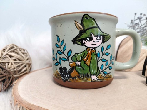 Wyjątkowy, ręcznie malowany kubek Włóczykij